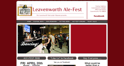 Desktop Screenshot of leavenworthalefest.com